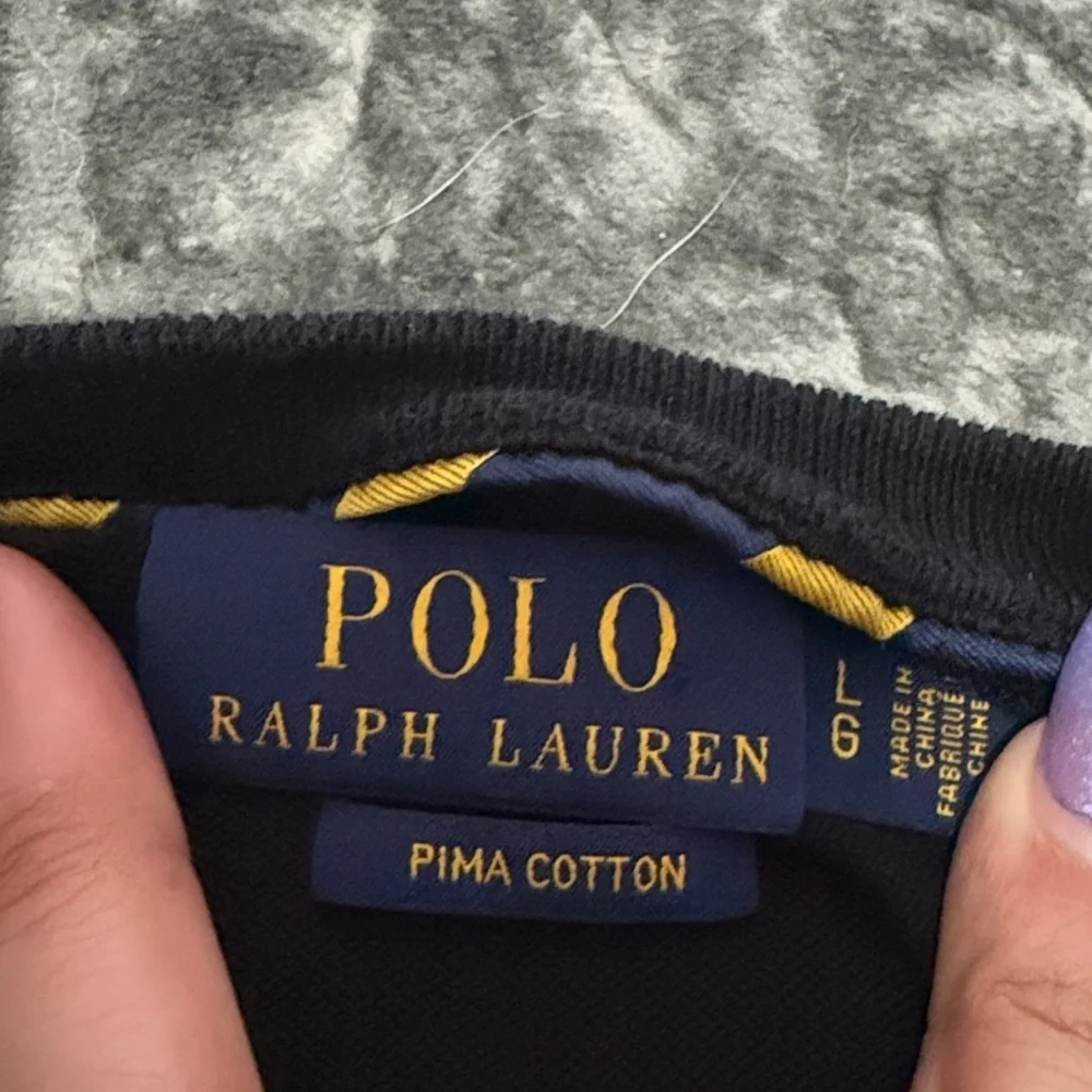 Polo by Ralph Lauren Men's V-Neck Black Sweater